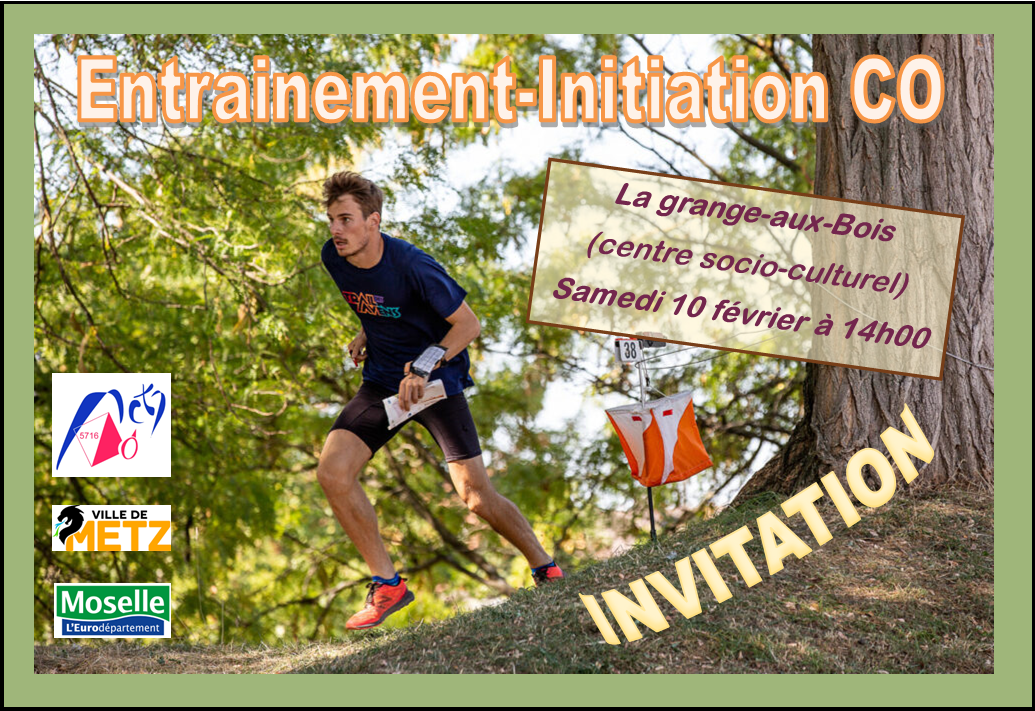 Invitation à un entrainement CO à la Grange-Aux-Bois le samedi 10/02 (inscription ici)