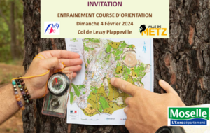 Invitation à un entrainement CO au Col de Lessy le dimanche 4/02/2024