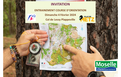 Invitation à un entrainement CO au Col de Lessy le dimanche 4/02/2024